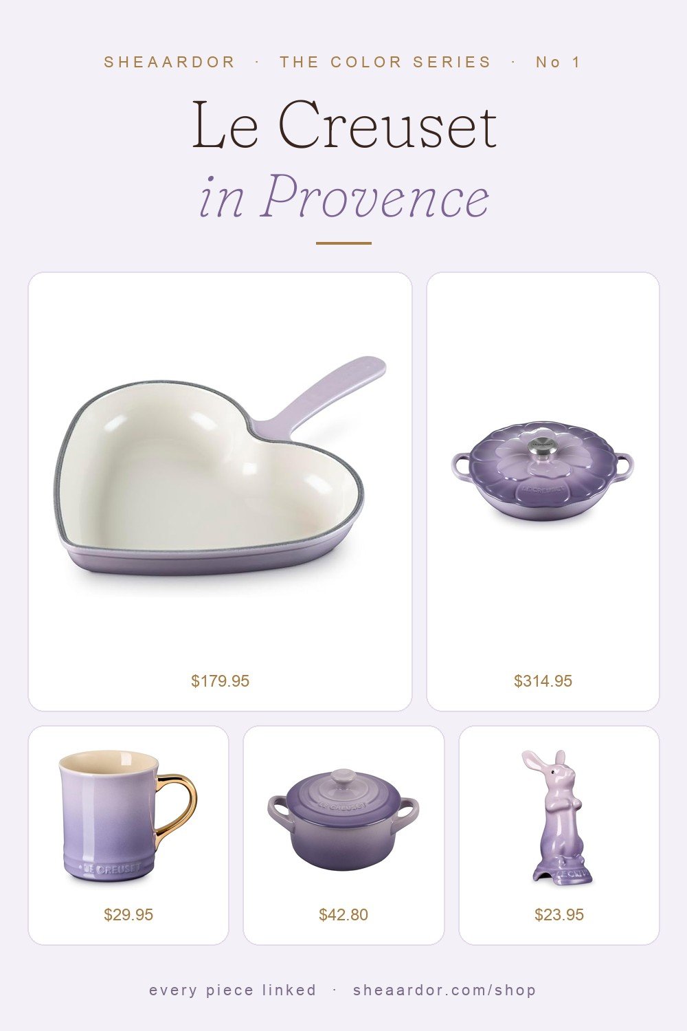 Le Creuset in Provence collage