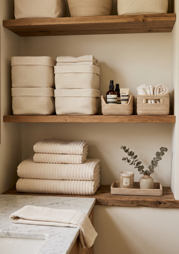 The Small Bathroom That Finally Holds Everything