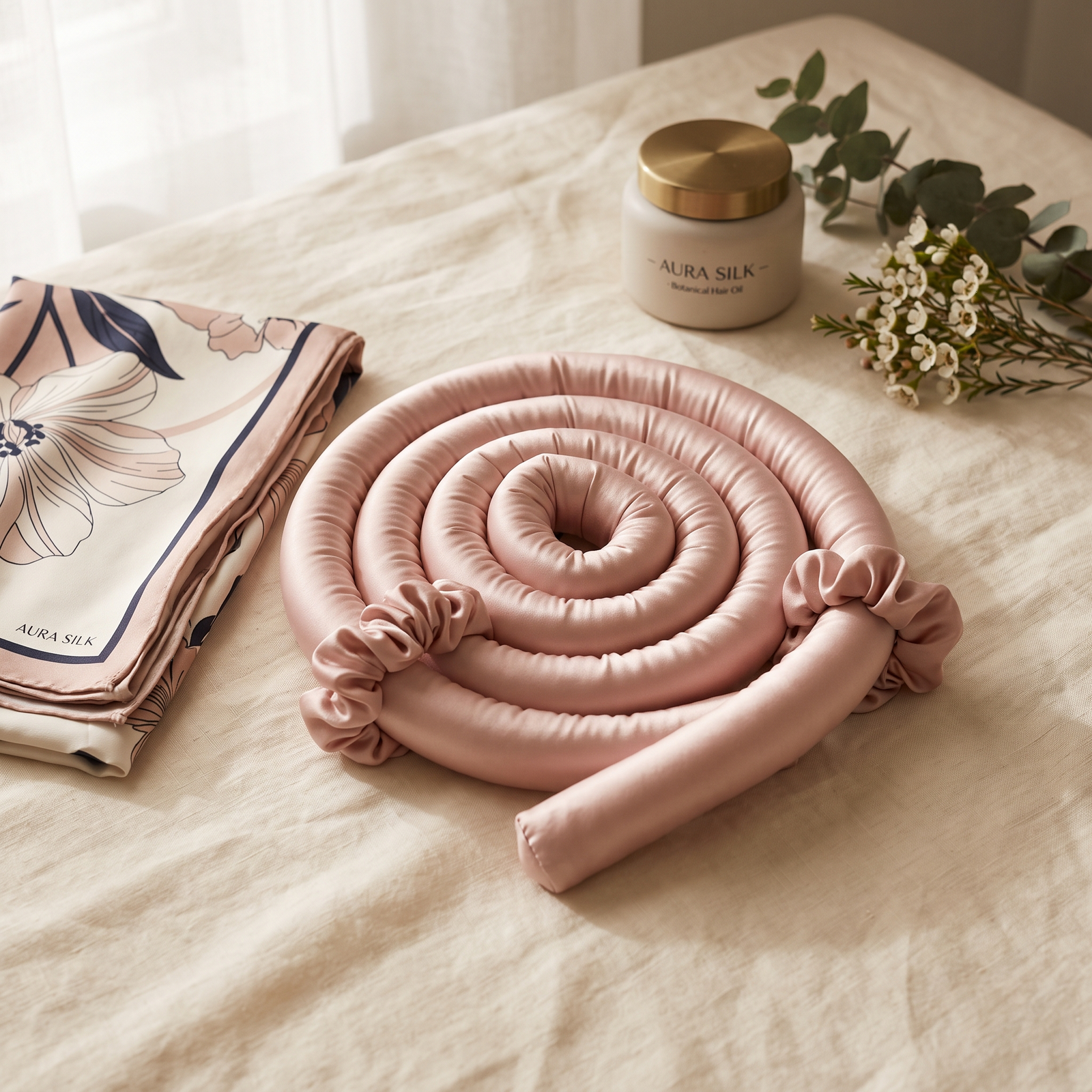 Heatless curls hair rollers