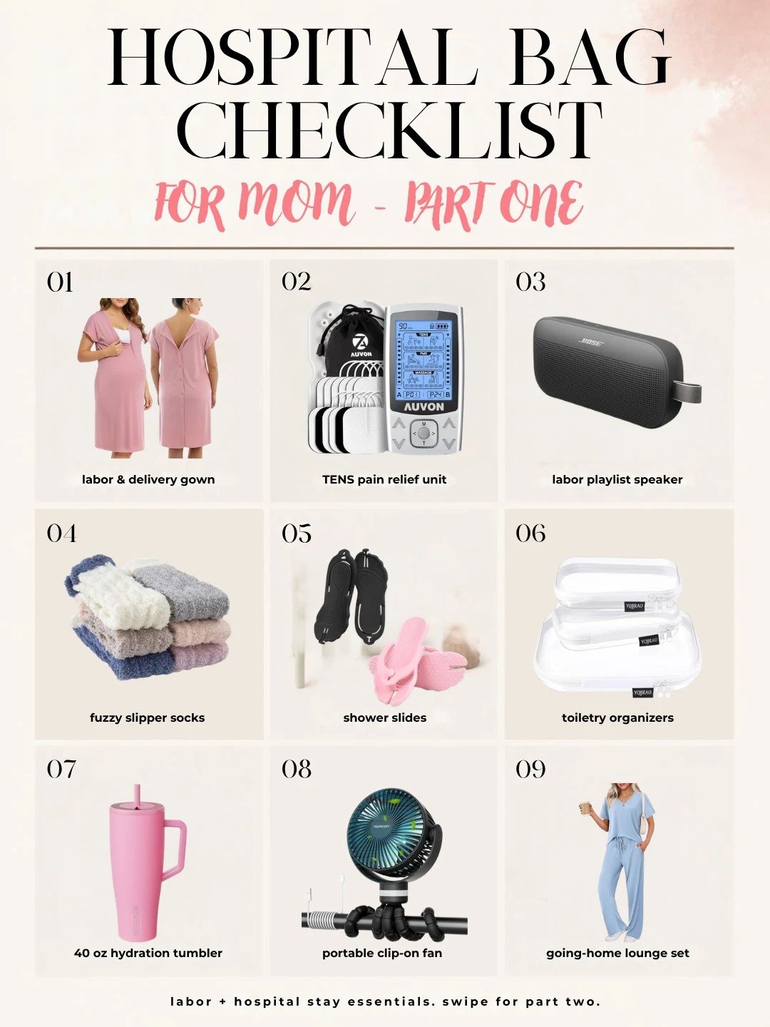 Hospital Bag Checklist: For Mom, Part One &mdash; SheaArdor