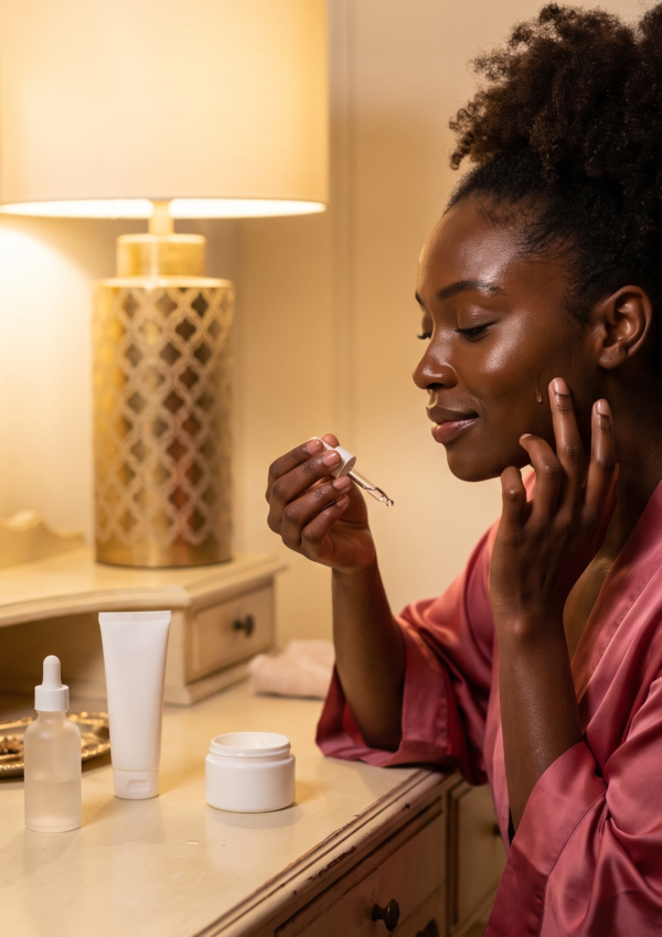 Retinol, Started Slowly: A Deep-Skin Beginner Routine